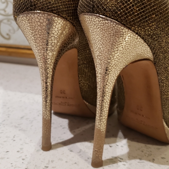 100% Authentic Jimmy Choo Crown Champagne Glitter - Picture 7 of 11